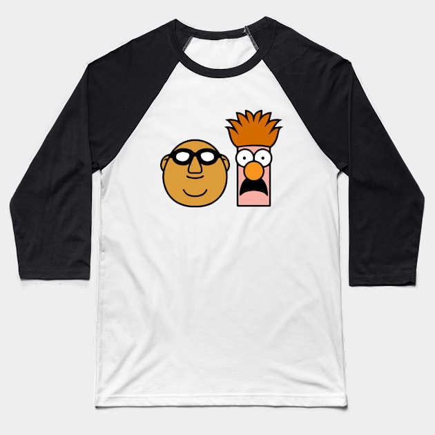 Bunsen And Beaker Baseball T-Shirt by thriftjd